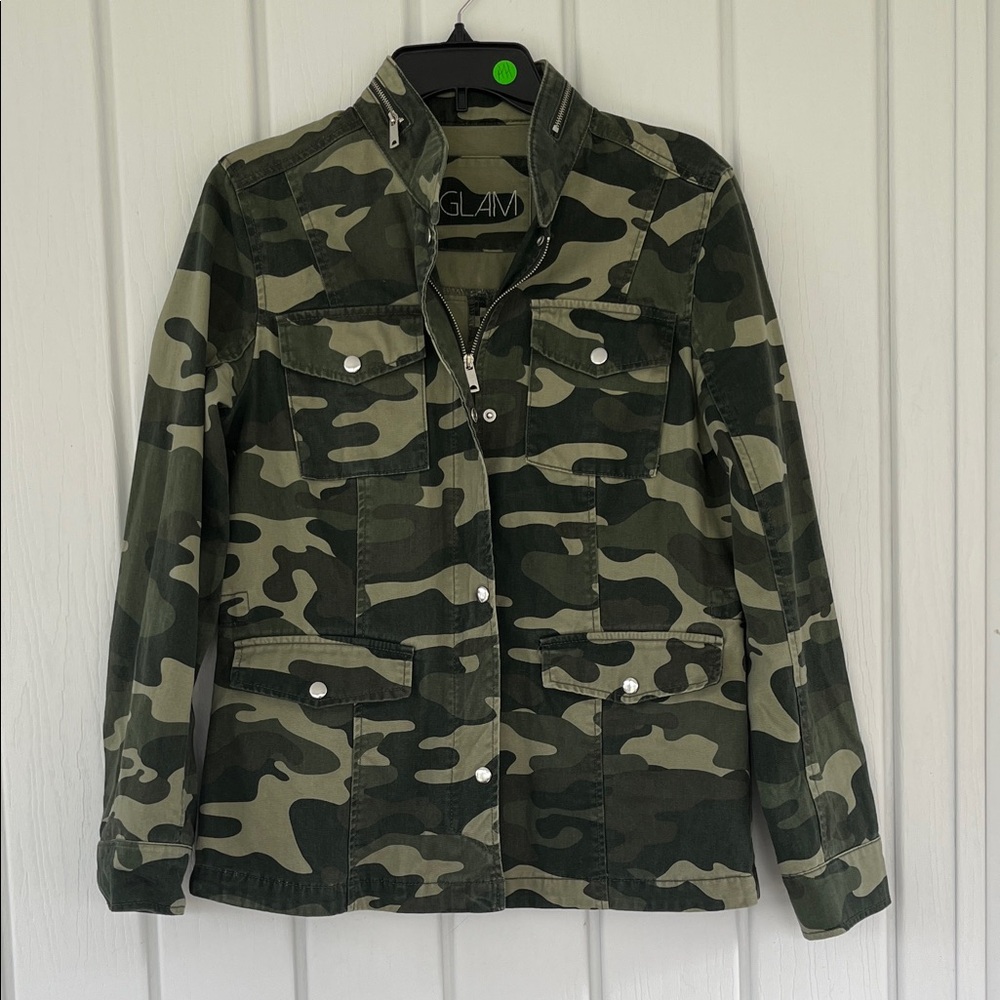 Camouflage Boutique Military Style Jacket